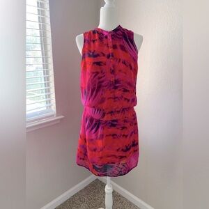 a.n.a Pink and Red Dress